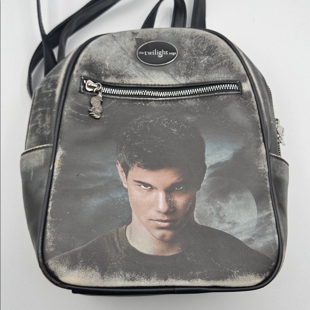 Twilight movie Team Jacob Mini Backpack 10 Inch Hot Topic black retired bag